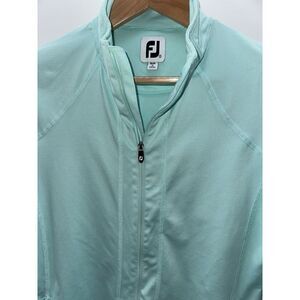 FootJoy FJ Golf Jacket Women's Small Mint Green Full Zip Stretch‎ Jacket